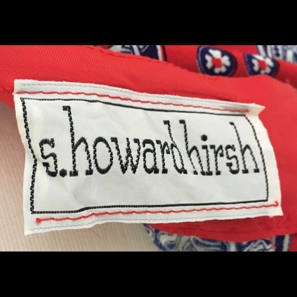 Vintage S. Howard Hirsh Geo Pattern Halter Maxi Dress - Picture 4 of 8